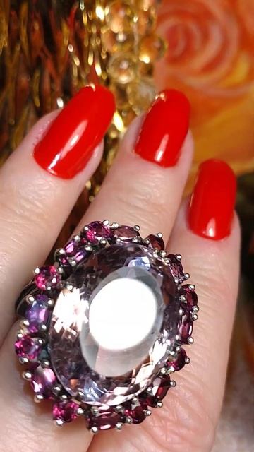 11,500₽ Аметрин 💝 Гранаты Родолиты... серебро, Родий,Поз? смотреть онлайн