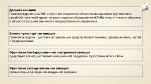 Виды и рода войск Вооруженных Сил Российской Федераци