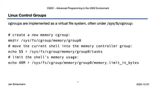UNIX24-13-6 Advanced Programming in the UNIX Environment_ Week 13, Segment 6 - Capabilities, cgroups смотреть онлайн