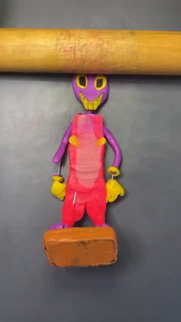 Jax Clay Art #amazingdigitalcircus #jax #plasticine #sculpting смотреть онлайн