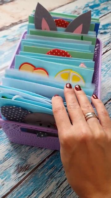 Развивающие книжки из фетра  - много страничек в налич?