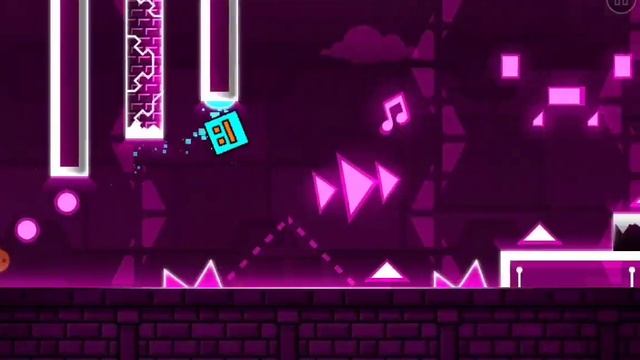 прохождение OuterSpace Geometry Dash #1 смотреть онлайн