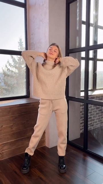 ТM Domenica Вязаный Костюм New Collection смотреть онлайн