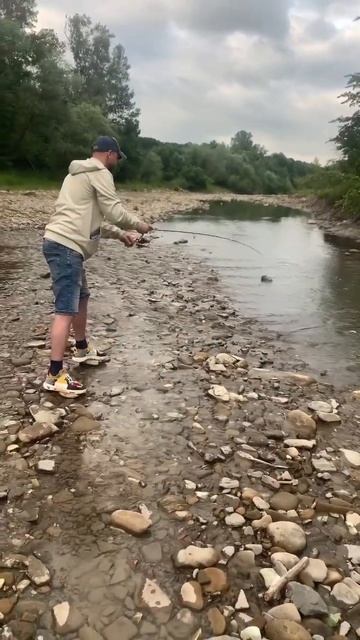 Речная рыбалка на Головля 🎣Очень вкусная рыбка👍🏻 #?