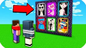 НУБ И ДЕВУШКА ПРО НАШЛИ НОВЫЕ ПОРТАЛЫ К МОНСТРАМ В МАЙНКРАФТ