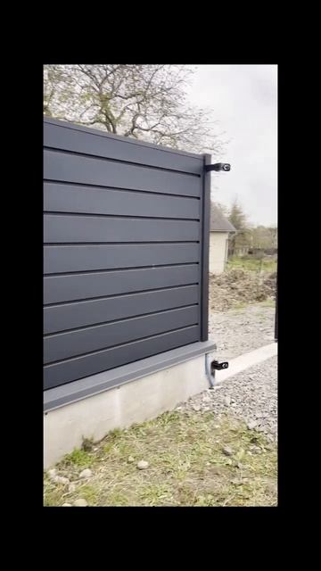 Автоматические откатные ворота #строительство #дача #? смотреть онлайн