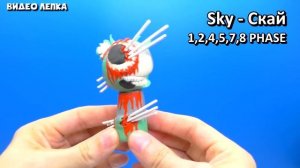 Спрунки - Моя коллекция фигурок Incredibox Sprunki  Видео Лепка