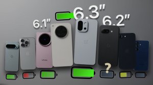 Битва батарей среди компактов, OnePlus 13T — король!