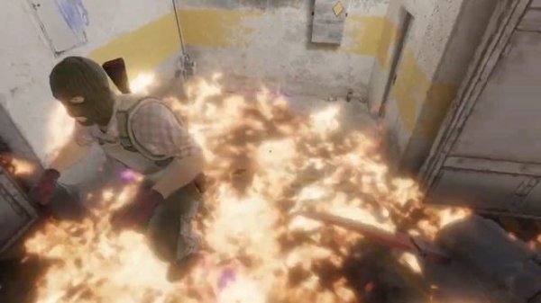 Как кидает Donk гранаты на карте Train в CS 2