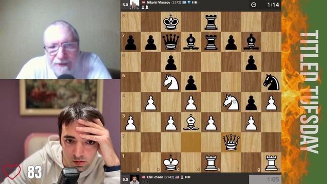 СНОВА ПОПАЛ В НАРЕЗКИ! // IM ЭРИК РОЗЕН vs IM НИКОЛАЙ ВЛАСОВ смотреть онлайн