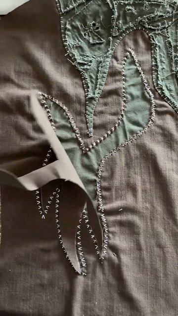 Куртка ручной работы с стяжками сашико в стиле боро. Б? смотреть онлайн