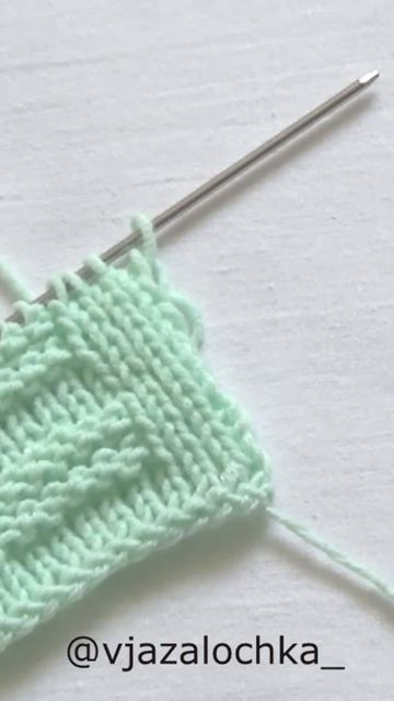 плетеная резинка #knitting смотреть онлайн