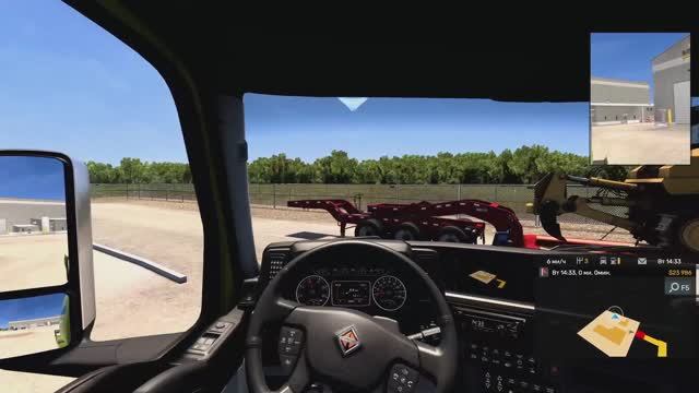 Пятницооо - American truck simulator - 027 - на руле MOZA R5 смотреть онлайн