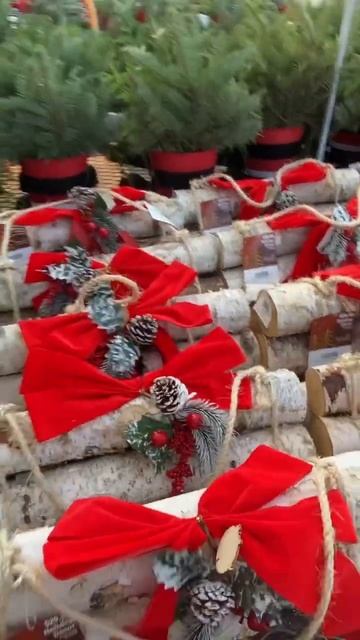 США.Идеи новогодних украшений из березы.USA.Christmas decorations смотреть онлайн