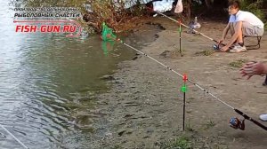 Рыбалка с пневмо пушкой на реке Кубань