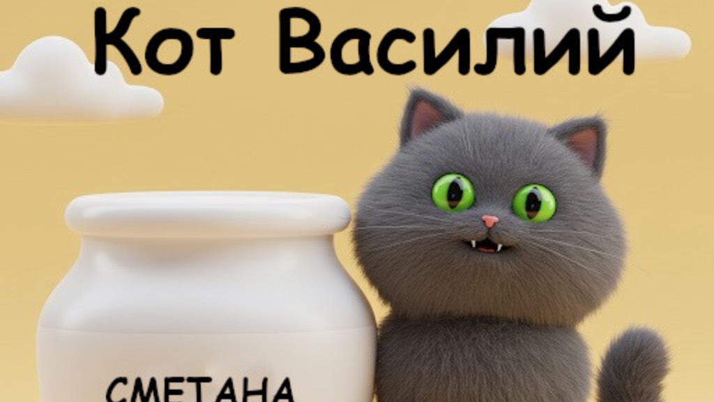 Кот Василий. Стих (Басня) Алексей Крылов смотреть онлайн