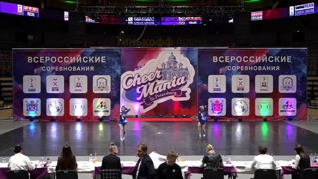 Cheerleading. Freestyle.Чир спорт. ВРС 2019 ЧИР-ФРИСТАЙЛ-ДВОЙКА Васильева Дарья, Лучкина Полина. смотреть онлайн