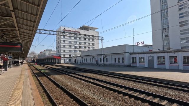 Паровоз ЛВ-0165 с ретропоездом НН-Арзамас. Отправление с смотреть онлайн