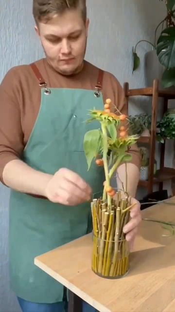 Необычная осенняя композиция своими руками