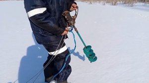 ледобур из стартера уаз бурим лед