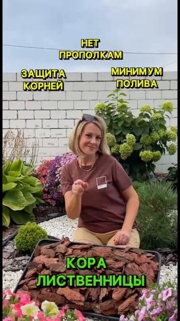Что может кора лиственницы #уходзасадом #подготовкаса смотреть онлайн