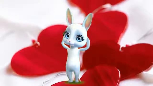 Zoobe Зайка Красивое поздравление С Днем Рождения девушке! смотреть онлайн