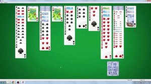 Пасьянс паук, 2 масти. Собираю парами.