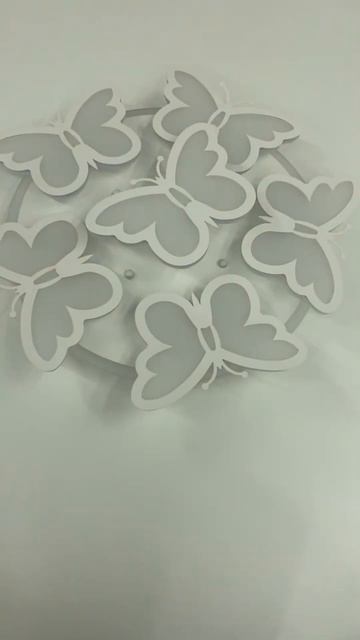 Світлодіодна LED люстра з пультом та підсвічуванням 105W смотреть онлайн