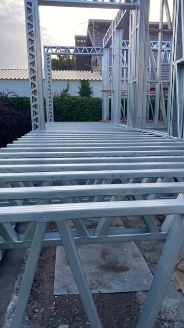 Монтируем каркас дома в Ростове-на-Дону #каркас #строй?