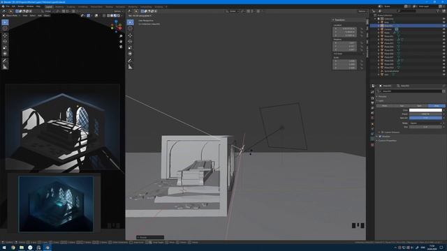 46 Склеп из Ведьмака Low Poly в Blender 2 8 Часть 2 Уроки на ру? смотреть онлайн