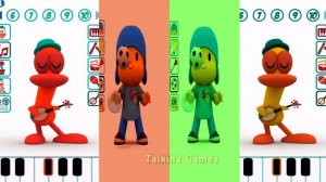 ЦВЕТА Говорящий Пато и Покойо Talking Pato Colors Pocoyo Funny Видео для детей Pocoyo Football