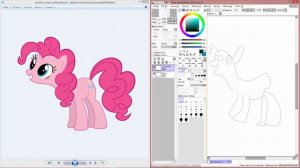 Рисуем Пинки Пай / Draw Pinkie Pie [МыВеселыеМартышки] #2