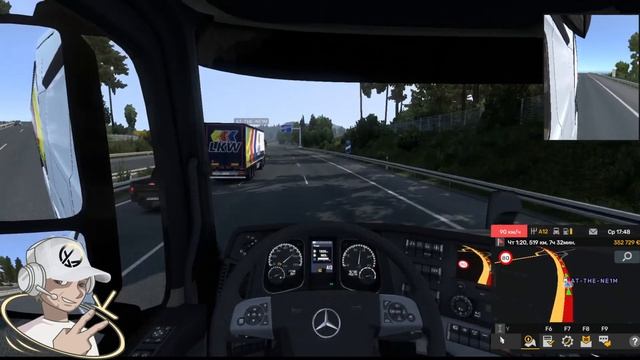 Пыхтим едим выполняем контракты #truckersmp #eurotrucksimulator2 смотреть онлайн
