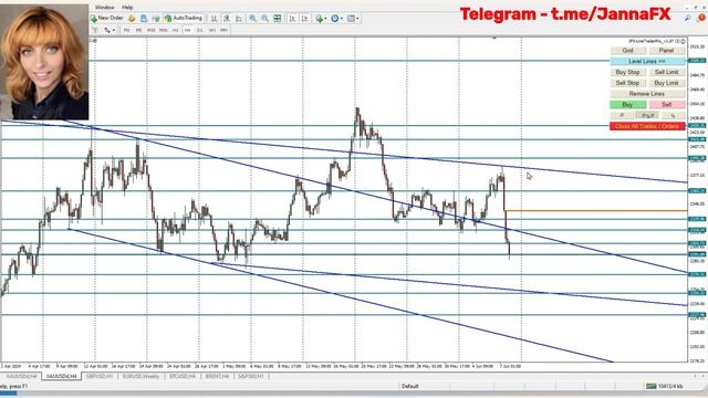 $39000 Профит за Неделю | Торговля по Золоту | Прогноз 09 -14 Июня 2024 | XAUUSD Форекс