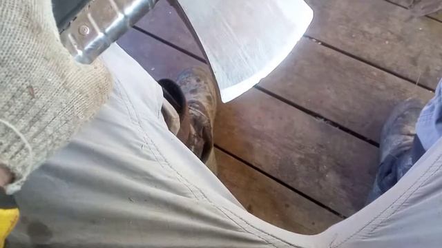 Топор Gardena обзор, что произошло с лезвием после серьезного многочасового рубилова!!! Часть 2. смотреть онлайн