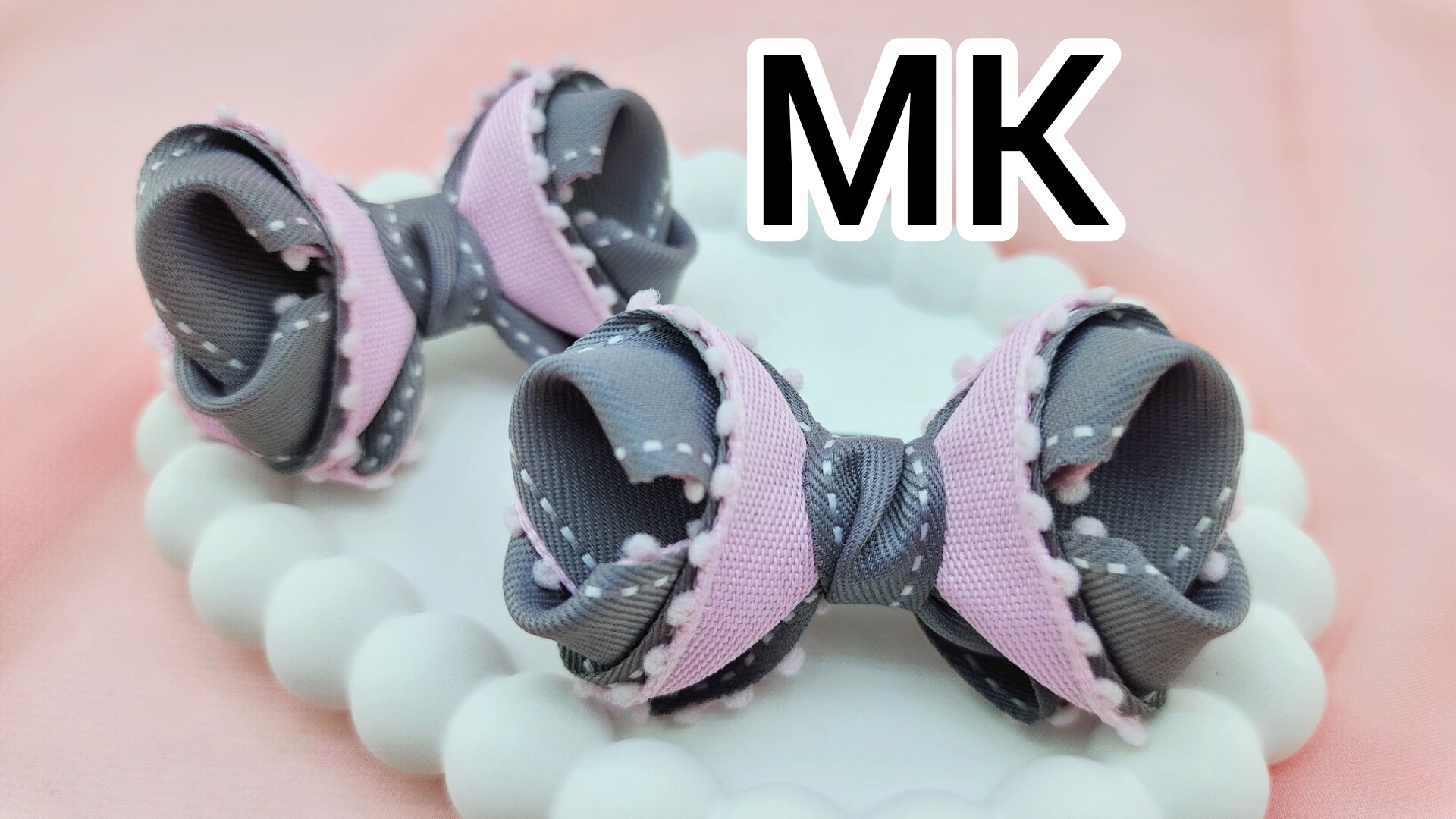 МК школьные  бантики, Как сделать бант, Бантики  своими  руками, Розовые бантики, Бантики в школу