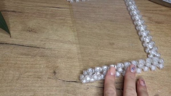 Сумка из бусин с прозрачными боковинами, мастер - клас?