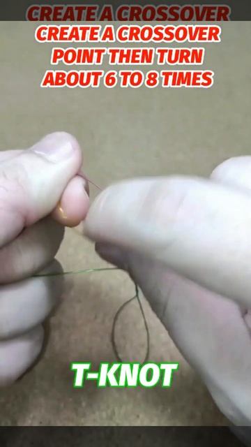 T-KNOT _ Т-образный узел для рыбалки #fishing #carp #carpfish #рыбалк? смотреть онлайн