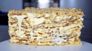 Наполеон БЕЗ Выпечки со Своим Тестом! Духовка НЕ НУЖНА! Очень вкусный!