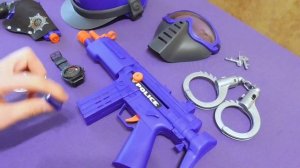 ДЕТСКИЙ ПОЛИЦЕЙСКИЙ НАБОР  игрушки ⁄ CHILDREN POLICE toy SET unpacking