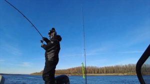 Работа на подсечке и вываживании спиннинга Zetrix HellHound HH