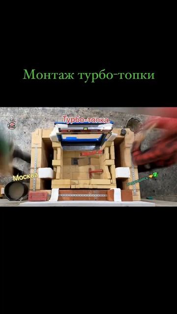 Монтаж турбо-топки. Каминопечь для каркасного загород смотреть онлайн