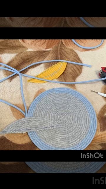 Изготовление женской сумочки из хлопкового шнура.