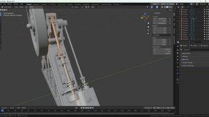 Как создать скелет для механизма в Blender, анимация