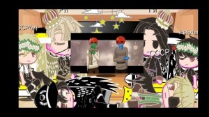 {Реакция стран из прошлого на будущее}♡{СССР(М) СССР 3 Рейх (м) 3 Рейх Ги Ри)