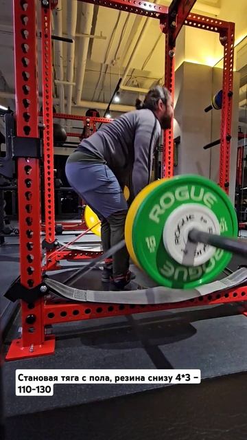 Становая тяга с пола, резина снизу 4*3 – 110-130 д.3 смотреть онлайн