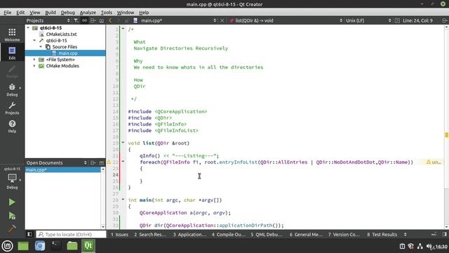 15. Navigating directories recursively смотреть онлайн