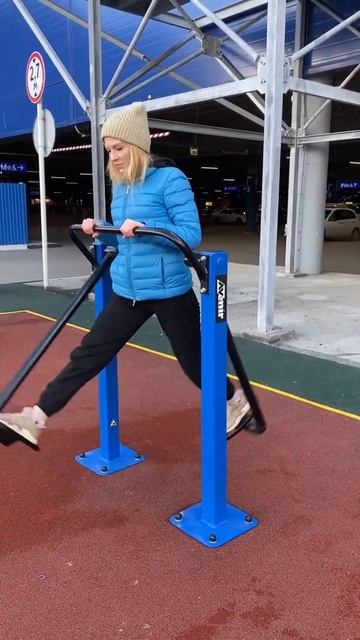 Уличный тренажер шаговый AVU016 AVENIR sport - выполнение упра? смотреть онлайн