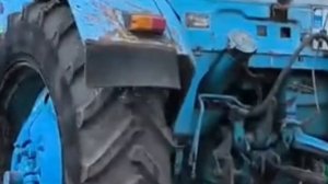 Трактор мтз 80 с плугом Tractor Mtz with plug