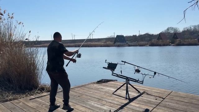 Открытие 2025 !!! Лед сошел, карп уже клюет. Ранняя весна, ? смотреть онлайн